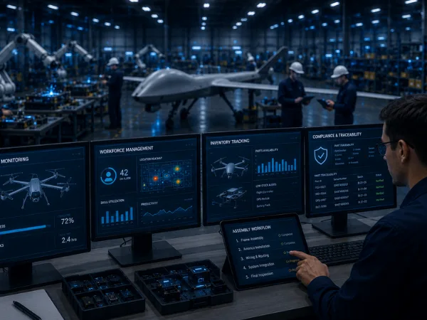 Purpose-Built Software solution for UAV Manufacturing Facilities